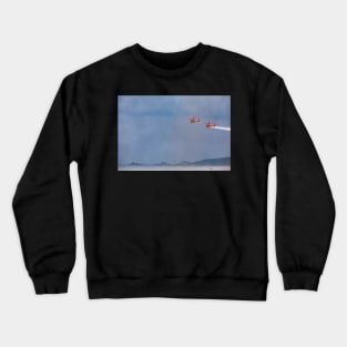 Wing Walkers at Wales National Airshow 2018 Crewneck Sweatshirt